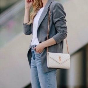 Theory gray pin stripe Blazer.  Size 0